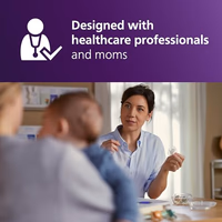 Philips Avent Ultra Soft Pacifiers - Orthodontic Design, for Babies 0-6 Months, Flexible Shield, Silicone Symmetrical Nipple, BPA-Free, 2 Sterilizing Cases, 4 Pack, SCF091/48 thumbnail 4