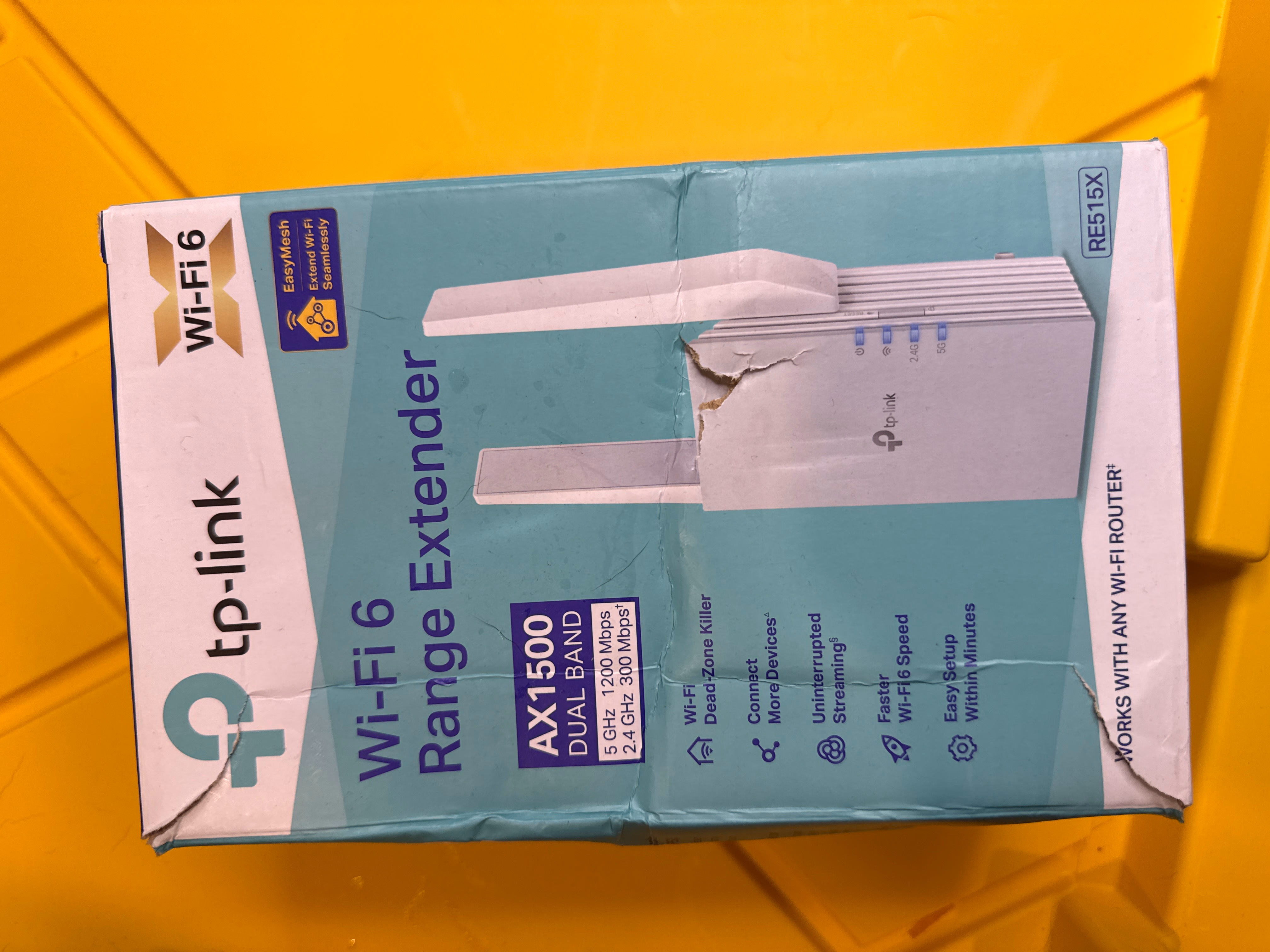 TP-Link RE515X AX1500 WiFi 6 Range Extender 64 Devices thumbnail 2