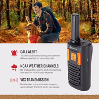 Cobra RX180 Walkie Talkies (2-Pack) – Lightweight, Easy-to-Use Compact Two Way Radios Long Range, 22 Preset Channels, NOAA Weather Alerts, VOX Feature, LED Flashlight (Orange/Black) thumbnail 4
