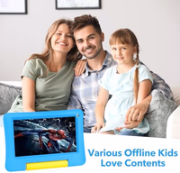 Kids Tablet 7IN Children Tablets for Kids 3-7 Android Tablet for Toddler Boys Girls, Educational Toddler Tablets with WIFI Touch Screen, Dual Camera, Kids Learning APP for Child Ages 3 to12 (Blue) thumbnail 2