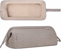 KarSyon Shark Flex Style Case for Airwrap Hair Dryer Brush Revlon Hair Tools Travel Bag Carrying Case Flat Curling Iron Organizer (Camel) thumbnail 3