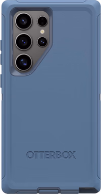 OtterBox Samsung Galaxy S24 Ultra Defender Series Case - Baby Blue Jeans, Rugged & Durable, with Port Protection, Includes Holster Clip Kickstand thumbnail 1