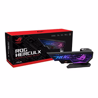 ASUS ROG Herculx Graphics Card Anti-Sag Holder Bracket (Solid Zinc Alloy Construction, Easy Toolless Installation, Included Spirit Level, Adjustable Height, Wide Compatibility, Aura Sync RGB) thumbnail 1