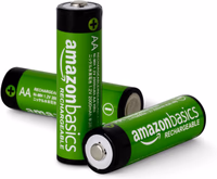 Amazon Basics 16-Pack Rechargeable AA NiMH Batteries, 2000 mAh, 1.2V, Recharge up to 1000x Times, Pre-Charged thumbnail 2
