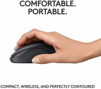 Logitech M240 Silent Bluetooth Mouse, Wireless, Compact, Portable, Smooth Tracking, 18-Month Battery, for Windows, macOS, ChromeOS, Compatible with PC, Mac, Laptop, Tablets - Graphite thumbnail 5