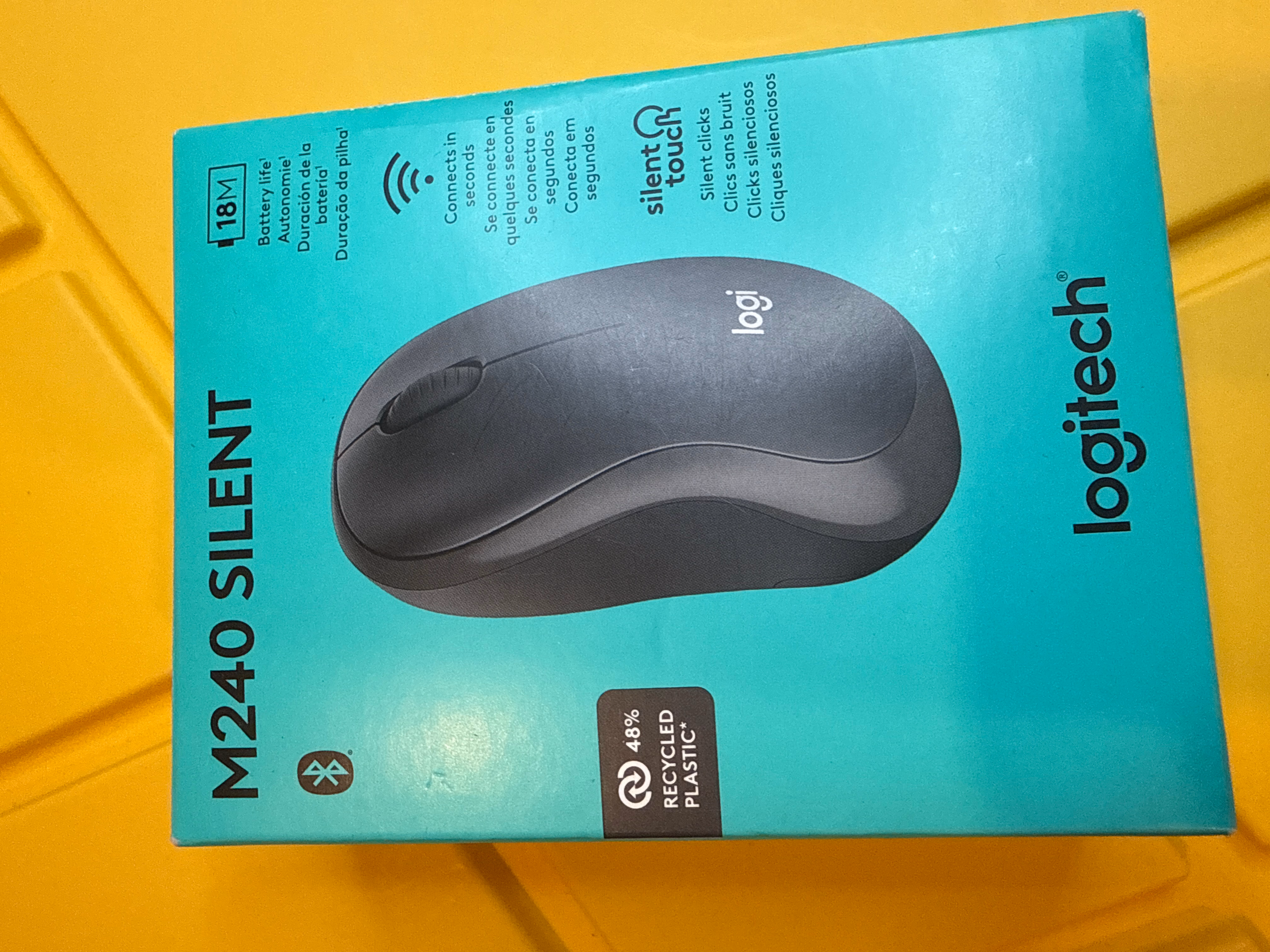Logitech M240 Silent Bluetooth Mouse 18-Month Battery