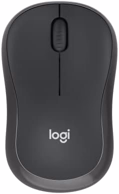 Logitech M240 Silent Bluetooth Mouse, Wireless, Compact, Portable, Smooth Tracking, 18-Month Battery, for Windows, macOS, ChromeOS, Compatible with PC, Mac, Laptop, Tablets - Graphite
