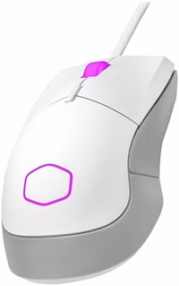 Cooler Master MM310 Wire Gaming Mouse White, Adjustable 12,000 DPI, Palm|Claw Grip, PixArt Optical Sensor, Ultraweave Cable, PTFE Feet, RGB Lighting (MM-310-WWOL1) thumbnail 3