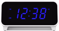 Emerson CKS1500 SmartSet Dual Alarm Clock Radio with AM/FM, 0.9” Blue LED Display, 4-Level Dimmer, Blue Accent Light, Sleep Timer & Auto Time Setting thumbnail 2
