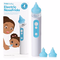 Frida Baby Electric NoseFrida Nasal Aspirator for Baby, Nose Sucker for Baby & Toddler, Upgraded Nasal Aspirator for Congestion + Allergy Relief with 3 Suction Levels, 2 Silicone Tips, USB thumbnail 1