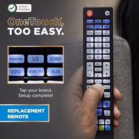 UltraPro Backlit OneTouch Universal Remote Control, Replacement TV Remote for Samsung, LG TV Remote, Vizio, Sony, Roku and More, Easiest Setup Ever U.S. Based Support 80830 thumbnail 2