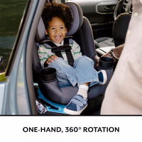 Evenflo REO by Revolve360 Rotating 2-in-1 Convertible Car Seat, 360 Degrees, Infant to Toddler, Forward and Rear Facing, Compact Design, One-time Install (Brookline) thumbnail 2