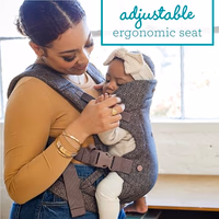 Infantino Flip 4-in-1 Convertible Baby Carrier, Adjustable, Ergonomic Babywearing, Registry Essential, Baby Carrier for Newborn to Toddler, Leopard thumbnail 2