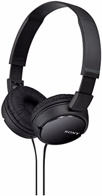 Sony ZX Series Wired On-Ear Headphones, Black MDR-ZX110 thumbnail 1