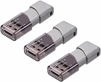 PNY 64GB Turbo Attaché 3 USB 3.0 Flash Drive,Grey (Pack of 3) thumbnail 2