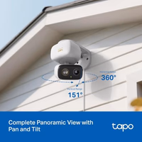 Tapo 3K 5MP Pan/Tilt Indoor/Outdoor Security Camera, Free Person/Vehicle/Baby Cry Detect & 360° Motion Track, Color Night, SD/Cloud, Wrks w/Alexa & Google Home, 2.4 GHz WiFi, HybridCam 360 thumbnail 2