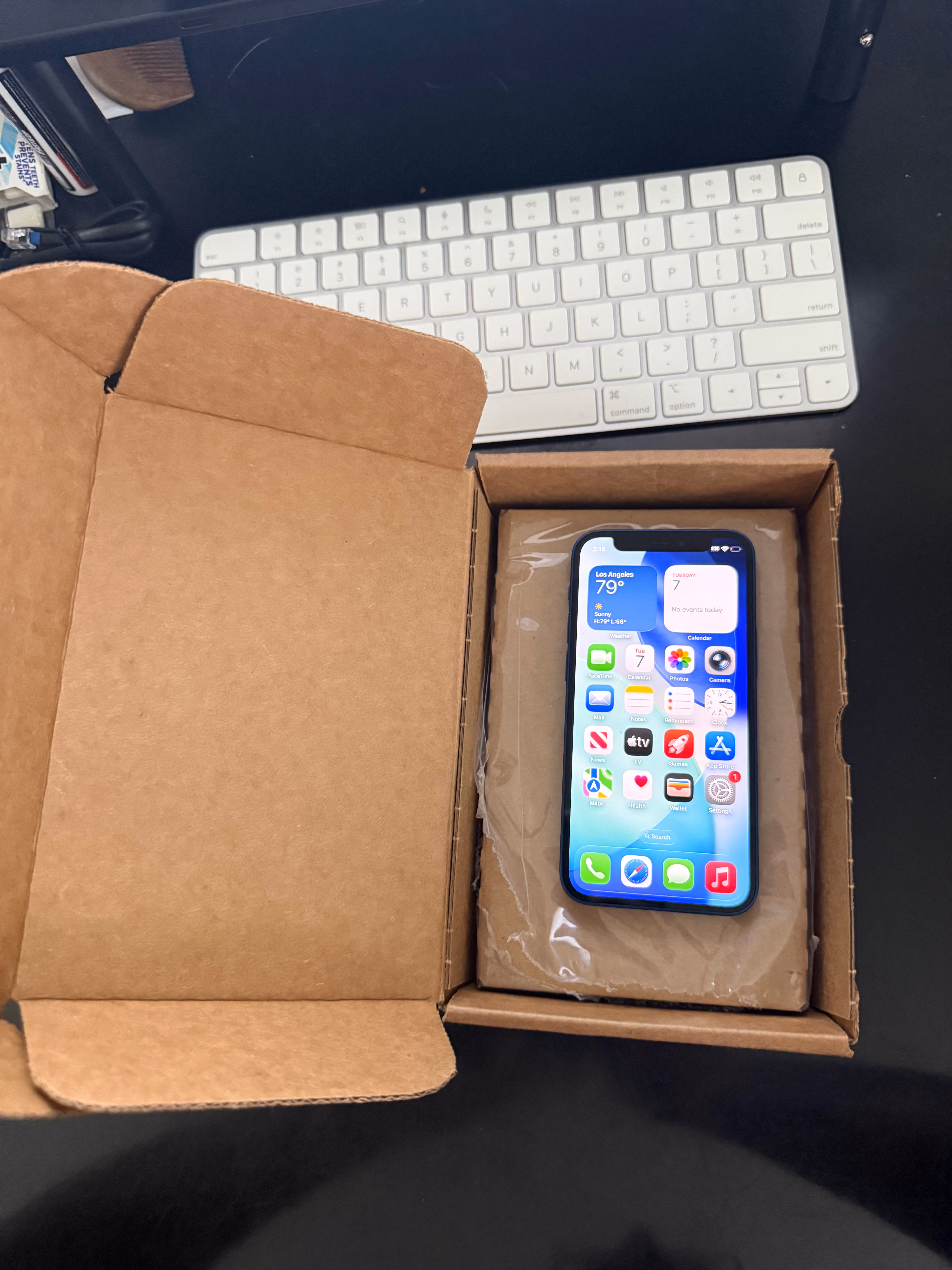 Apple iPhone 12 Mini, 128GB, Blue - Unlocked (Renewed) thumbnail 4