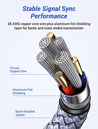 AINOPE USB to USB Cable, USB 3.0 A to A Male to Male Cable [Never Rupture] Double End Type A Cord Compatible with Hard Drive Enclosures, KVM, DVD Player, TV, Laptop Cooler,1.5Ft/Grey, 1 Pack thumbnail 4