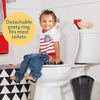 The First Years Training Wheels Racer Potty Training Toilet - Race Car Training Potty - Includes Detachable Toddler Toilet Seat and Kids Potty - Ages 18 Months and Up thumbnail 2
