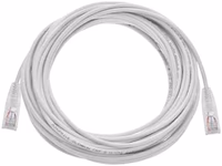 Monoprice Cat6 Ethernet Patch Cable - Snagless, Stranded, 550MHz, UTP, CMR Rated, 28AWG, 25 Feet, White - SlimRun Series thumbnail 4