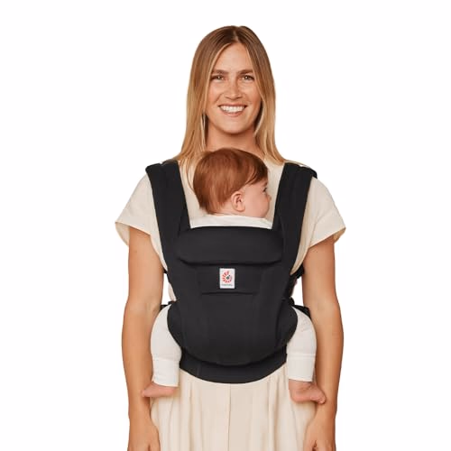 Ergobaby Omni Deluxe Baby Carrier Newborn Onyx Black Cotton - View 1 of 6
