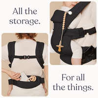 Ergobaby Omni Deluxe Baby Carrier Newborn Onyx Black Cotton thumbnail 3