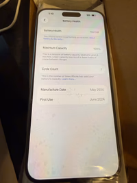 Apple iPhone 15 Pro Max, 1TB, Black Titanium - Unlocked (Amazon Renewed) thumbnail 2