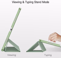 JETech Case for iPad Pro 12.9-Inch (6th/5th Generation, 2022/2021 Model), Slim Stand Hard Back Shell Smart Cover with Auto Wake/Sleep (Matcha Green) thumbnail 5