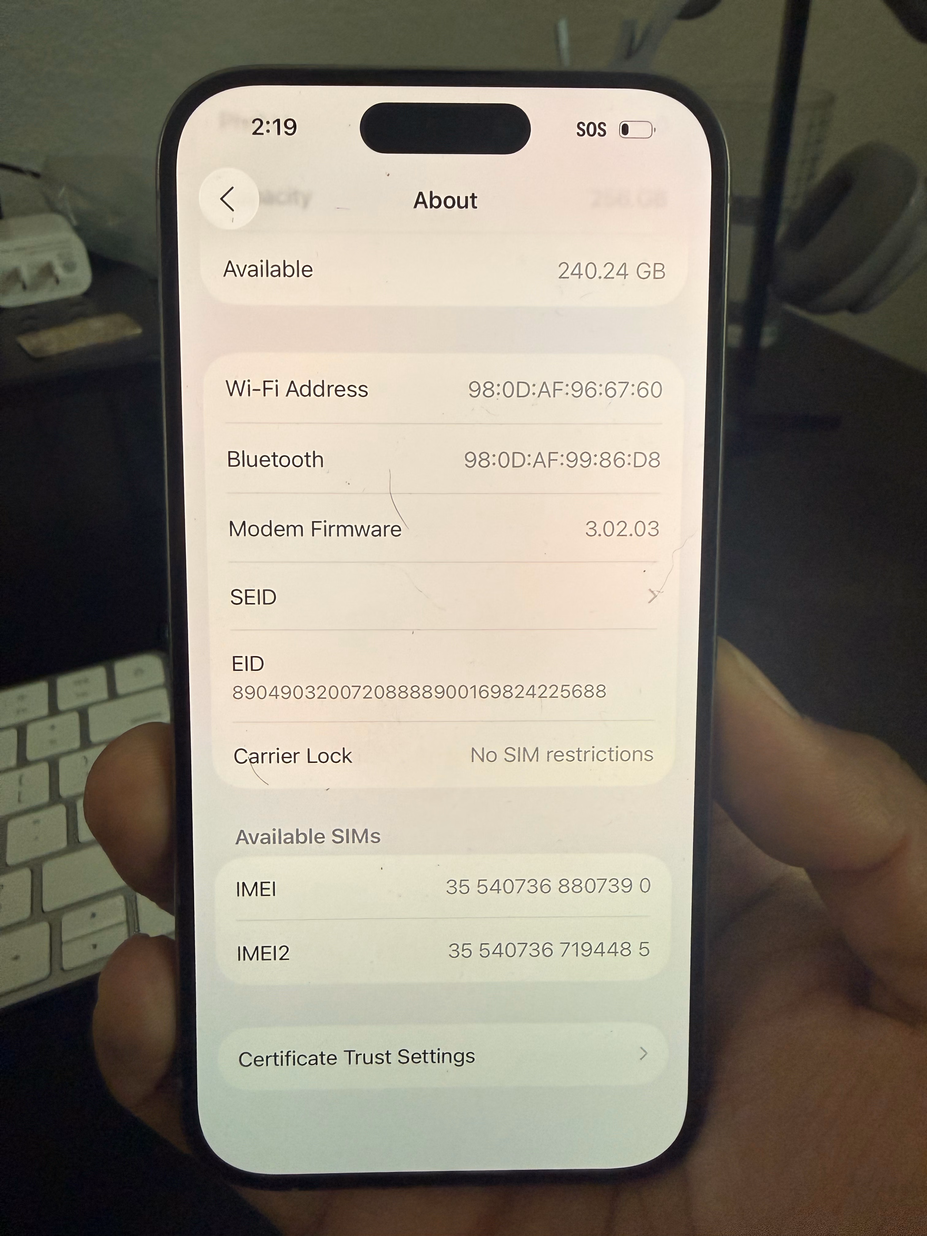 Apple iPhone 15 Pro, 256GB, Natural Titanium - Unlocked (Amazon Renewed) thumbnail 5