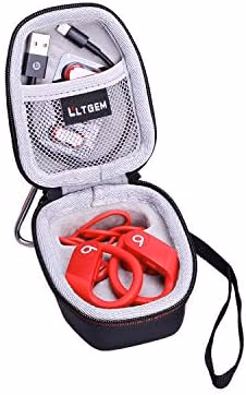 LTGEM Case Compatible with Powerbeats High-Performance MWNV2LL/A Powerbeats3 MRQ92 Earphones/Boean Bluetooth Headphones and Most Sport Earphones, Black