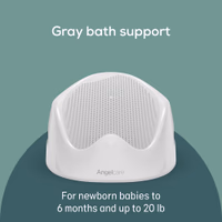 Angelcare Baby Bath Support (Gray) | Ideal for Babies Less Than 6 Months Old thumbnail 3