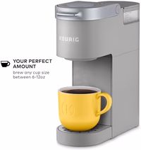 Keurig K-Mini Single Serve K-Cup Pod Coffee Maker, 6 to 12oz Brew size, with Cord Storage, Perfect for Small Spaces, Studio Gray thumbnail 4