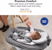Babymoov Lovenest Organic Baby Infant Cushion, Pediatrician Designed Versatile, Comfortable, Machine-Washable Head and Neck Support (Made in Europe), Baby Registry Must Have thumbnail 5