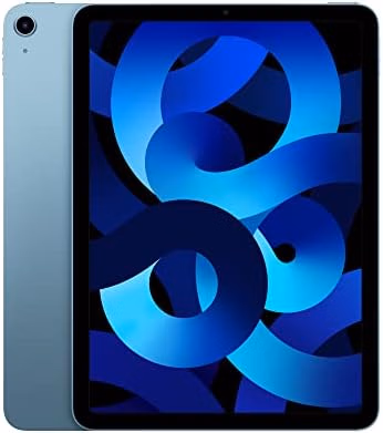 Apple Early 2022 iPad Air 5th Gen (10.9-inch, Wi-Fi, 64GB) Blue (Amazon Renewed) thumbnail 1