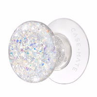 Case-Mate Minis - Cell Phone Stand/Grip - Suction Cup Cell Phone Holder [Removable for Wireless Charging] for iPhones, Android Smartphones, Kindles & More - Twinkle Stardust thumbnail 1