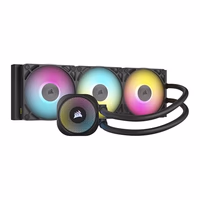 CORSAIR iCUE Link Titan 360 RX RGB Liquid CPU Cooler – 360mm AIO – Low-Noise – FlowDrive Cooling Engine – Intel LGA 1851/1700, AMD AM5/AM4 – 3X RX120 RGB Fans – iCUE Link System Hub Included – Black thumbnail 1