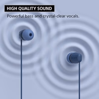 Sony IER-EX15C USB-C Plug, Wired in-Ear Headphones for iPhone and Android Phones, with Built-in Multi-Function Button, Volume and Mic Control, Supports USB Audio Class 1.0 Devices, White thumbnail 3