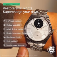 Withings ScanWatch Nova Brilliant Health Smart Watch for Women/Men with ECG, SPO2, Temperature, Sleep, Respiratory Health, Menstrual Cycle Tracker, 30D Battery thumbnail 2