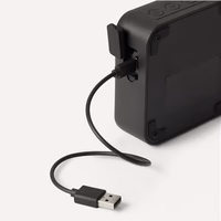 Amazon Basics Bluetooth Speaker Wireless, IPX5 Waterproof, 6 Hour Playtime, Compact Size for Home, Outdoor, Black thumbnail 3