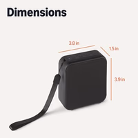 Amazon Basics Bluetooth Speaker Wireless, IPX5 Waterproof, 6 Hour Playtime, Compact Size for Home, Outdoor, Black thumbnail 5