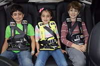 RideSafer - Small Blue, Lightweight, Compact, Portable Car Seat - Perfect for Travel and Everyday Child Safety thumbnail 2