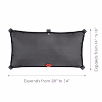 Munchkin® Brica® Magnetic Stretch to Fit™ Sun Shade, Black, 1 Pack thumbnail 5