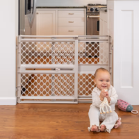 Toddleroo by North States - Supergate Ergo Baby Gate: Plastic Baby Gate for Stairs & Doorways - Adjustable Indoor Safety Gate - Made in USA - 26 to 42 Inches Wide - 26 Inches Tall - Sand thumbnail 3