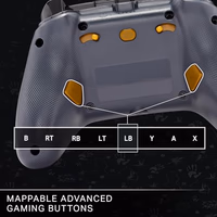 PowerA Advantage Wired Controller for Xbox Series X|S and Windows 10/11 – Fortnite Midas, gamepad, wired video game controller, gaming controller, USB-C, Works with Xbox One, Officially Licensed, Bonus Virtual Item Included. thumbnail 3