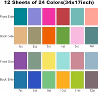 24 Colors Small Product Backdrops Photography Background Paper with Stand 12PCS 34x17inch Flat Lay Backdrop for Cosmetics Jewelry Products and Food thumbnail 3