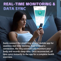 Smart Ring, Activity Fitness Tracker Ring for Women Men, Monitoring of Pedometer, SpO2, Sleep Quality, Heart Rate, No Subscription Fee, for iOS & Android (Silver 8) thumbnail 5
