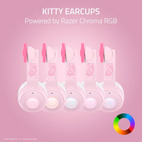 Razer Kraken Kitty V2 BT Wireless RGB Headset: Chroma RGB - Bluetooth 5.2-40 mm Drivers - 40 Hr Battery w/Type C Charging - Hello Kitty & Friends Edition thumbnail 2