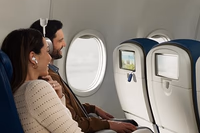 Twelve South AirFly Pro 2 Bluetooth 5.0 Transmitter/Receiver for TV to 2 Wireless Headphones – Wireless Adapter for AirPods, Car, Gym, Home, Use with Any 3.5 mm Audio Jack, Blue thumbnail 2