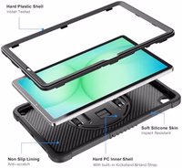 ZtotopCases for Samsung Galaxy Tab A11+ Plus/A9+ 11-Inch 2025/2023, Shockproof Hard Duty Case with Screen Protector+360 Rotating Hand Strap&Stand+Shoulder Strap for Tab A11+/A9 Plus Tablet, Black thumbnail 4