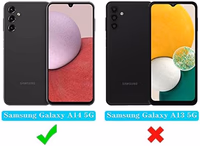 ONOLA Compatible with Samsung Galaxy A14 5G Case with HD Screen Protector, Heavy Duty Shockproof & Dropproof 3-Layer Cover Phone Case for Samsung A14,WineRed Pink thumbnail 2